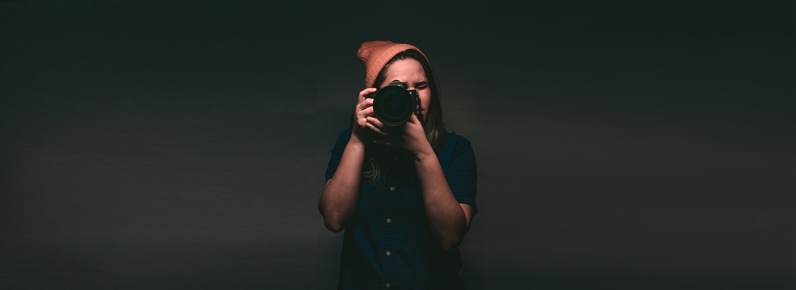 Sara Torres with camera